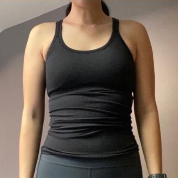 lululemon Ebb to Street Tank Top Black Size 8 - Picture 1 of 10